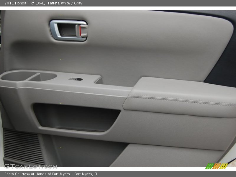 Taffeta White / Gray 2011 Honda Pilot EX-L
