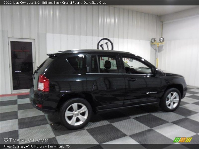 Brilliant Black Crystal Pearl / Dark Slate Gray 2011 Jeep Compass 2.0