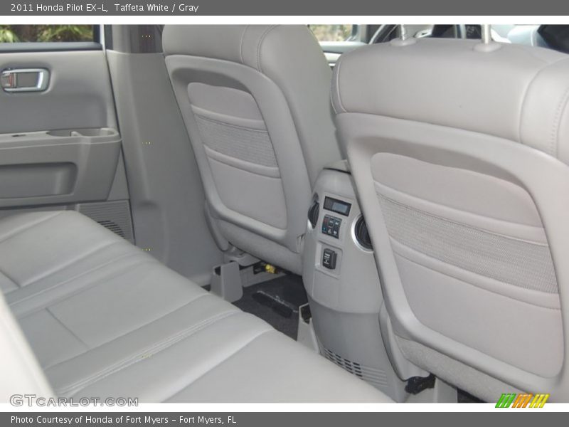 Taffeta White / Gray 2011 Honda Pilot EX-L