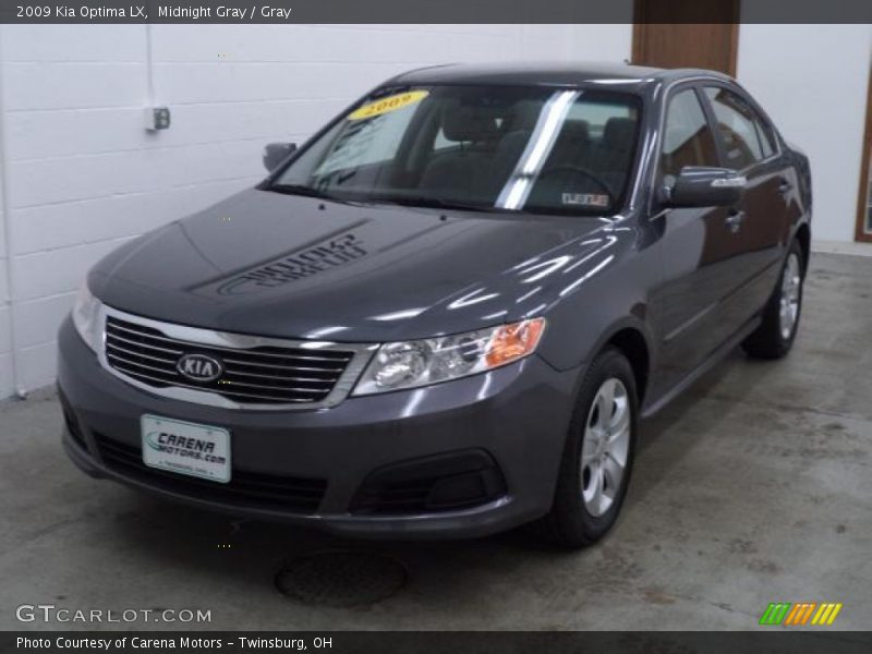 Midnight Gray / Gray 2009 Kia Optima LX