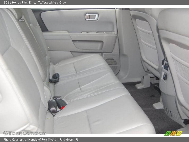 Taffeta White / Gray 2011 Honda Pilot EX-L