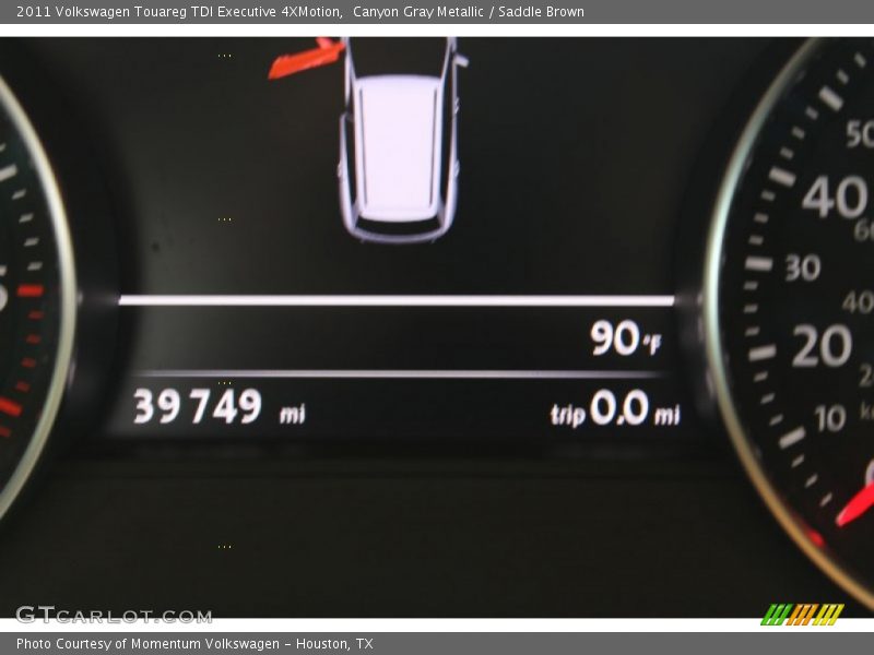 Canyon Gray Metallic / Saddle Brown 2011 Volkswagen Touareg TDI Executive 4XMotion