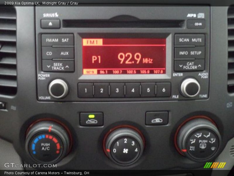 Midnight Gray / Gray 2009 Kia Optima LX
