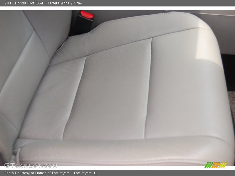 Taffeta White / Gray 2011 Honda Pilot EX-L