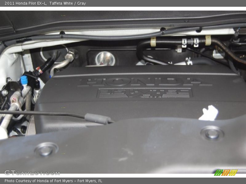 Taffeta White / Gray 2011 Honda Pilot EX-L