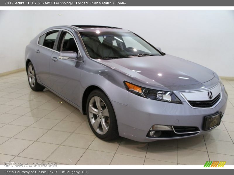 Forged Silver Metallic / Ebony 2012 Acura TL 3.7 SH-AWD Technology