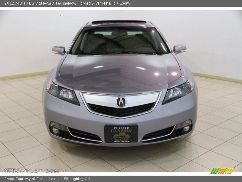 Forged Silver Metallic / Ebony 2012 Acura TL 3.7 SH-AWD Technology