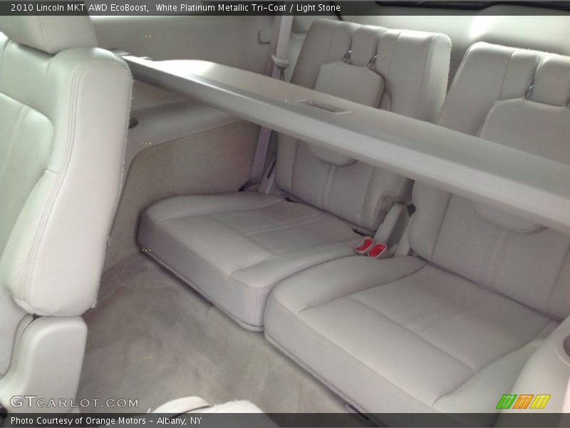 White Platinum Metallic Tri-Coat / Light Stone 2010 Lincoln MKT AWD EcoBoost