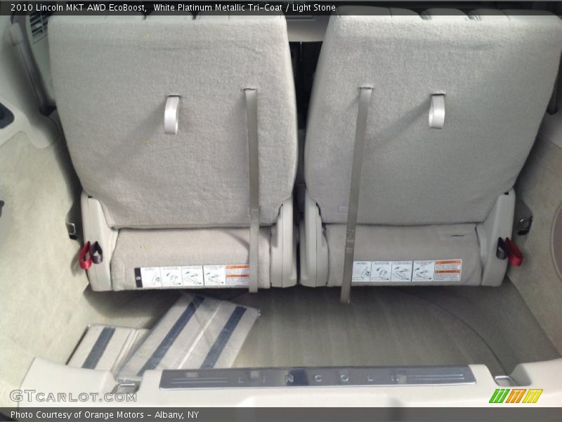 White Platinum Metallic Tri-Coat / Light Stone 2010 Lincoln MKT AWD EcoBoost