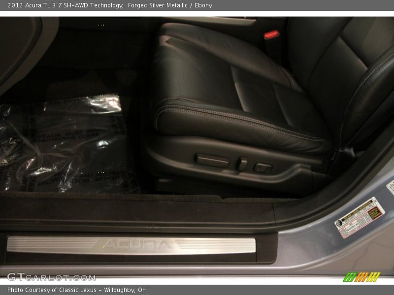 Forged Silver Metallic / Ebony 2012 Acura TL 3.7 SH-AWD Technology