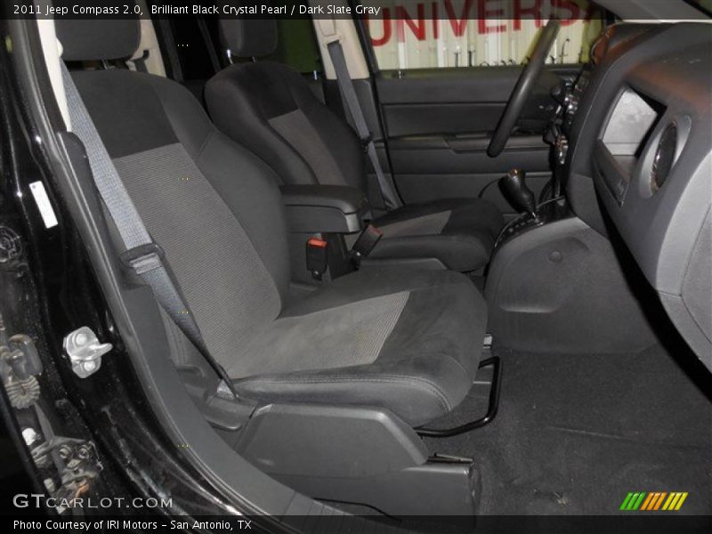 Brilliant Black Crystal Pearl / Dark Slate Gray 2011 Jeep Compass 2.0