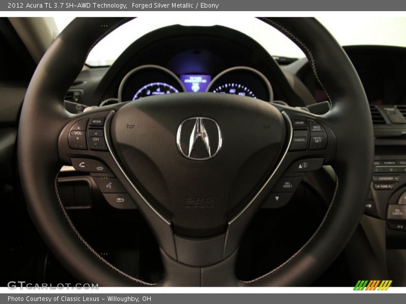 Forged Silver Metallic / Ebony 2012 Acura TL 3.7 SH-AWD Technology