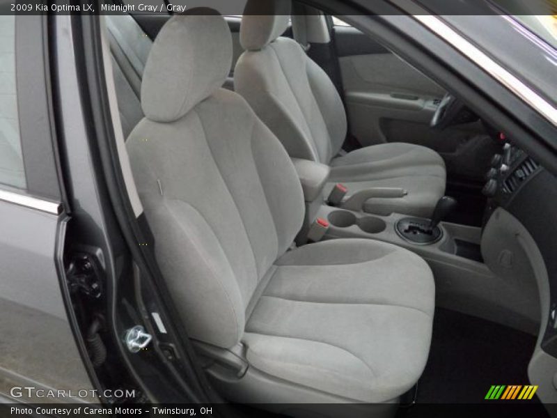 Midnight Gray / Gray 2009 Kia Optima LX