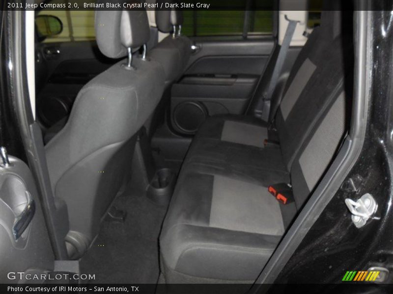 Brilliant Black Crystal Pearl / Dark Slate Gray 2011 Jeep Compass 2.0