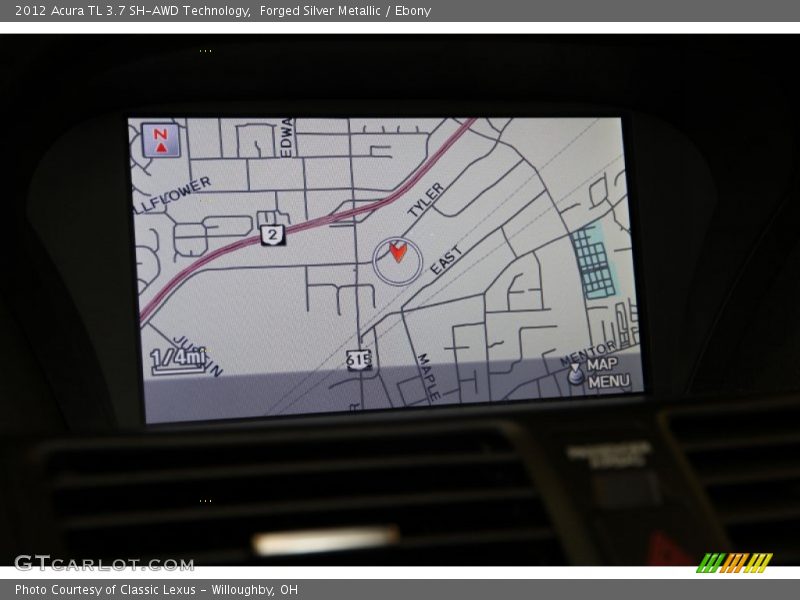 Forged Silver Metallic / Ebony 2012 Acura TL 3.7 SH-AWD Technology