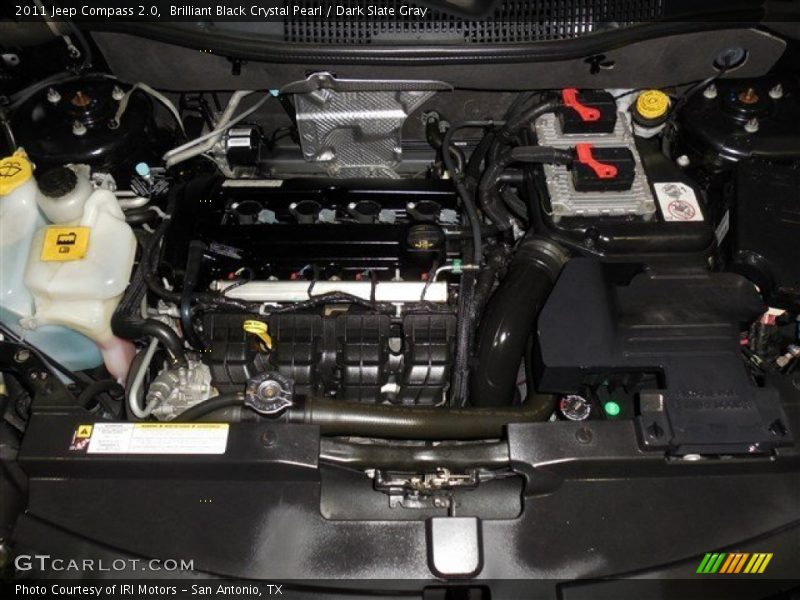 Brilliant Black Crystal Pearl / Dark Slate Gray 2011 Jeep Compass 2.0