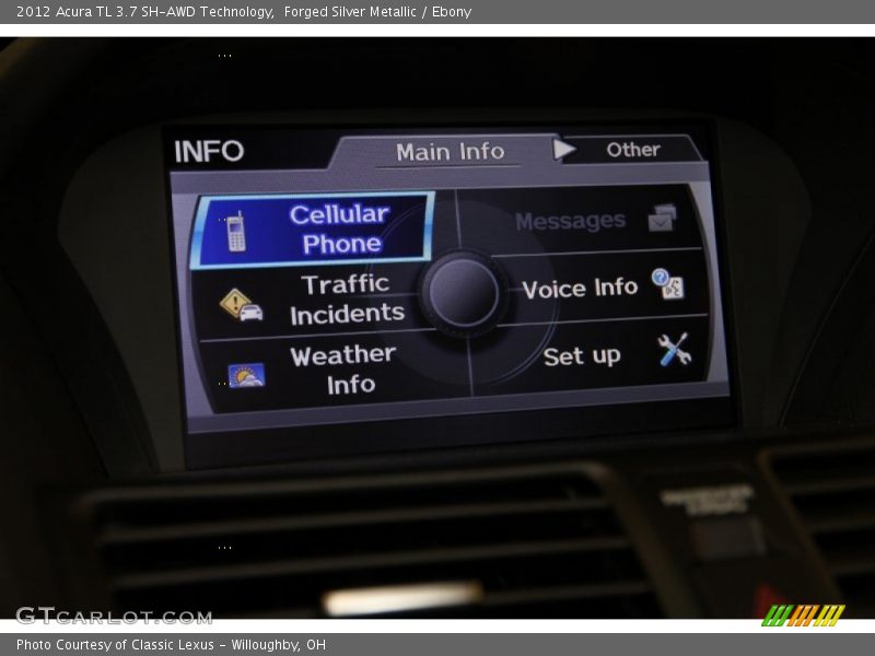 Forged Silver Metallic / Ebony 2012 Acura TL 3.7 SH-AWD Technology