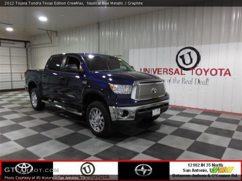 Nautical Blue Metallic / Graphite 2012 Toyota Tundra Texas Edition CrewMax