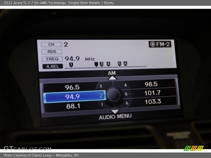 Forged Silver Metallic / Ebony 2012 Acura TL 3.7 SH-AWD Technology
