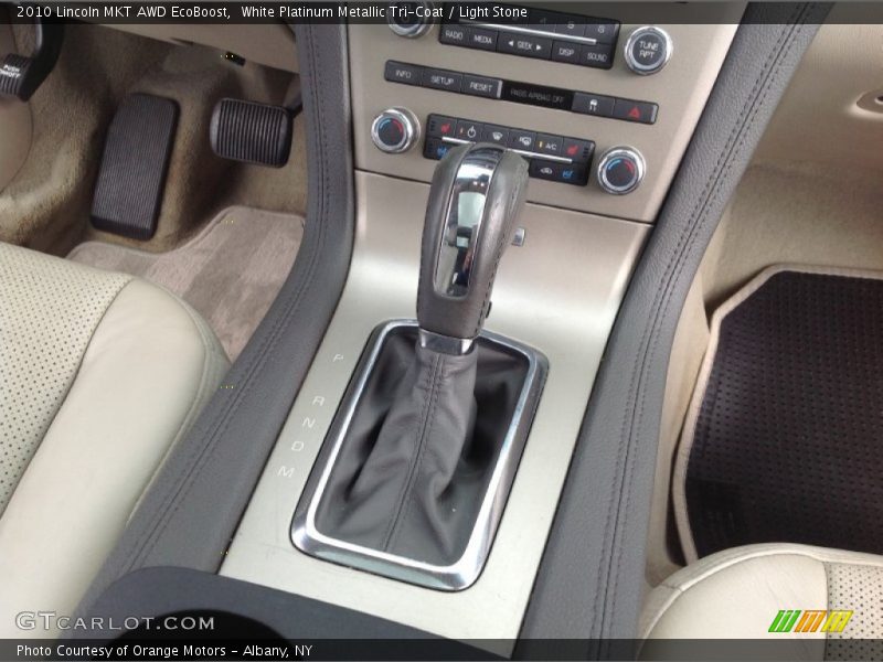 White Platinum Metallic Tri-Coat / Light Stone 2010 Lincoln MKT AWD EcoBoost
