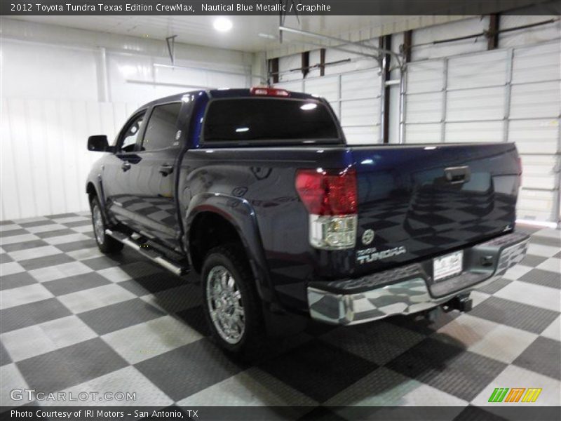 Nautical Blue Metallic / Graphite 2012 Toyota Tundra Texas Edition CrewMax