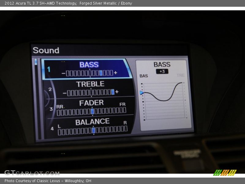 Forged Silver Metallic / Ebony 2012 Acura TL 3.7 SH-AWD Technology