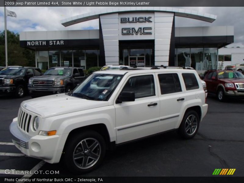 Stone White / Light Pebble Beige McKinley Leather 2009 Jeep Patriot Limited 4x4