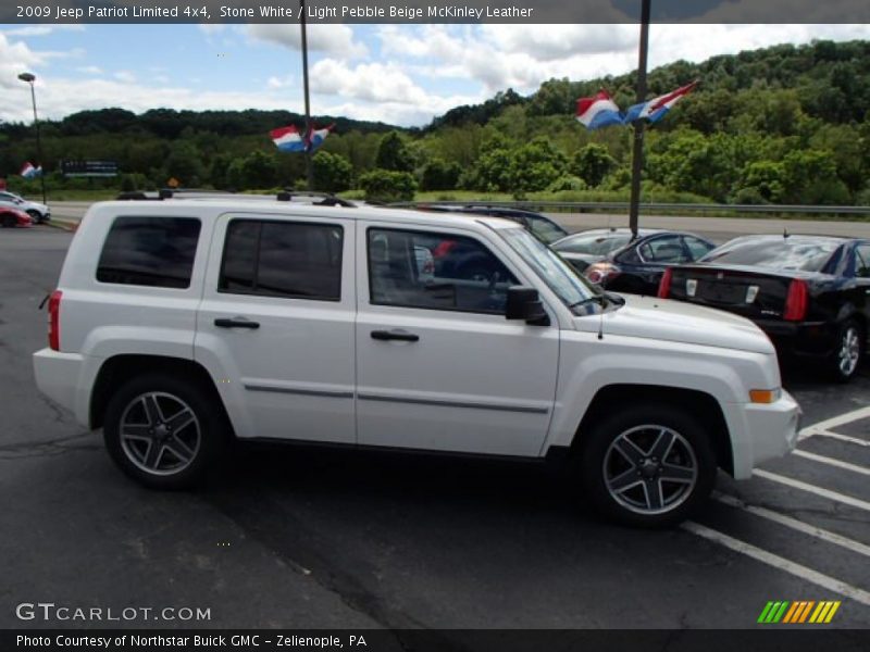 Stone White / Light Pebble Beige McKinley Leather 2009 Jeep Patriot Limited 4x4