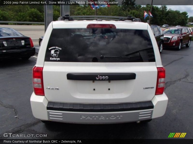 Stone White / Light Pebble Beige McKinley Leather 2009 Jeep Patriot Limited 4x4