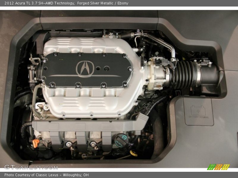Forged Silver Metallic / Ebony 2012 Acura TL 3.7 SH-AWD Technology