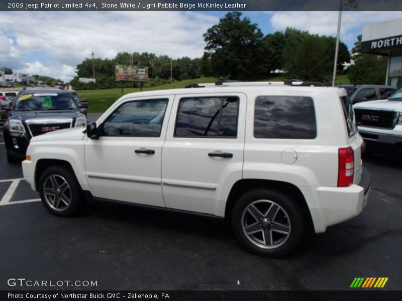 Stone White / Light Pebble Beige McKinley Leather 2009 Jeep Patriot Limited 4x4