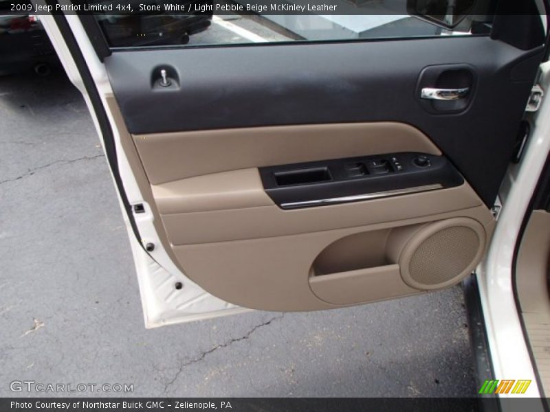 Stone White / Light Pebble Beige McKinley Leather 2009 Jeep Patriot Limited 4x4