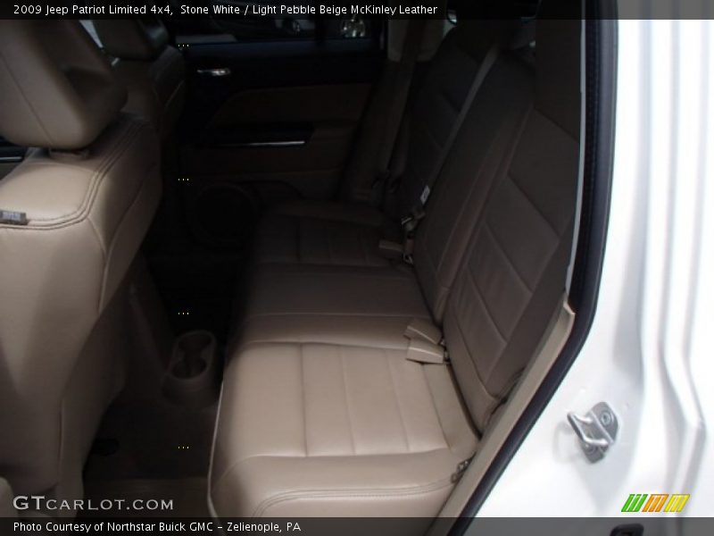 Stone White / Light Pebble Beige McKinley Leather 2009 Jeep Patriot Limited 4x4