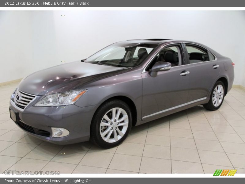 Nebula Gray Pearl / Black 2012 Lexus ES 350