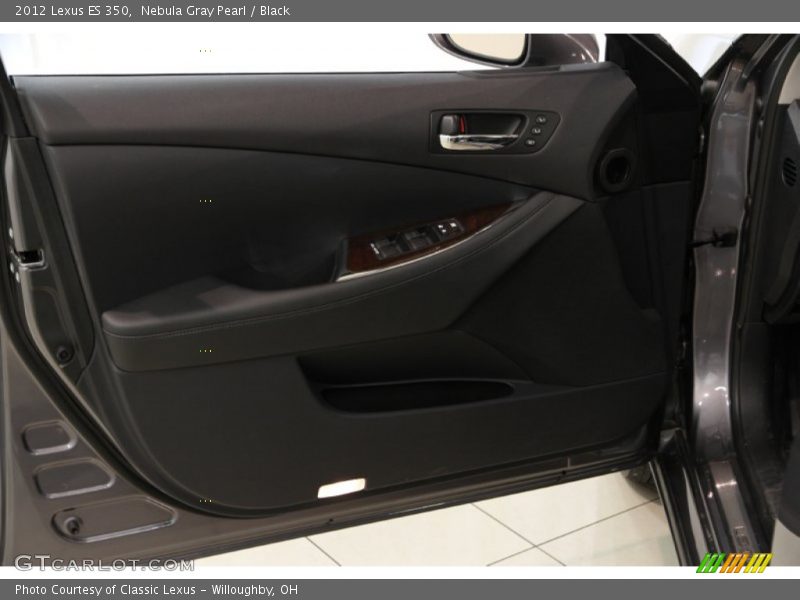 Nebula Gray Pearl / Black 2012 Lexus ES 350