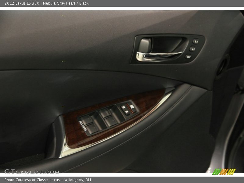 Nebula Gray Pearl / Black 2012 Lexus ES 350
