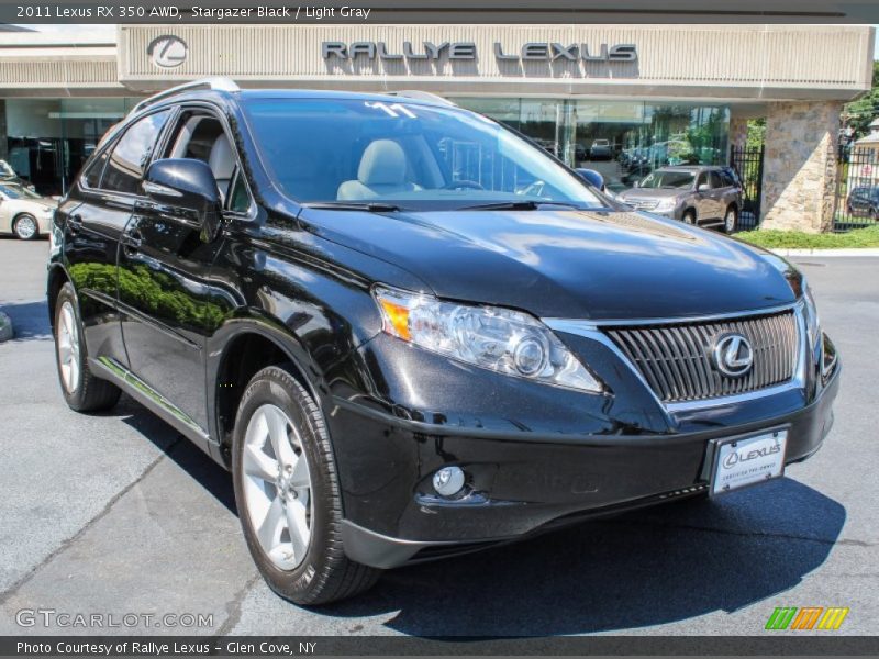 Stargazer Black / Light Gray 2011 Lexus RX 350 AWD
