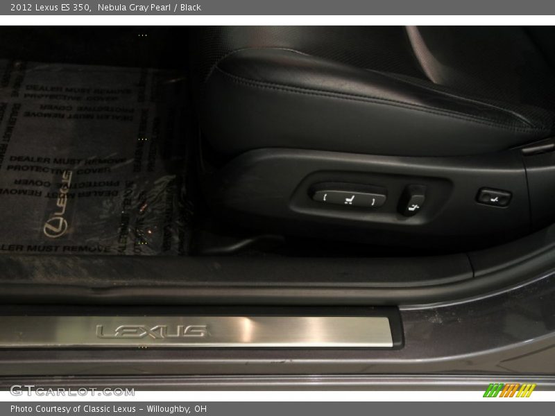 Nebula Gray Pearl / Black 2012 Lexus ES 350