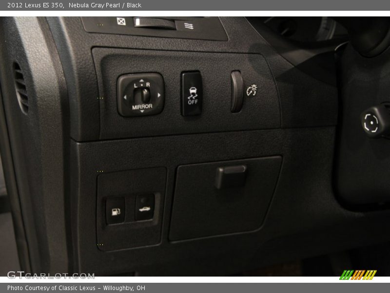 Nebula Gray Pearl / Black 2012 Lexus ES 350