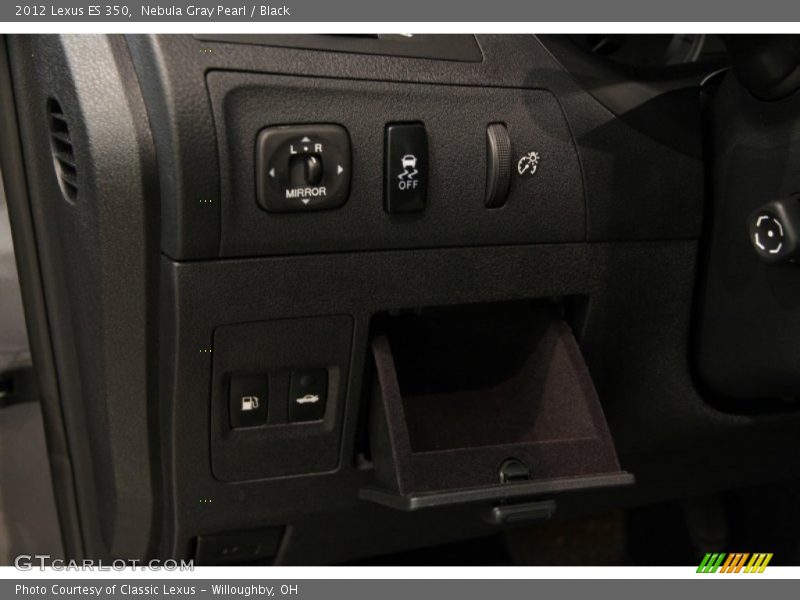 Nebula Gray Pearl / Black 2012 Lexus ES 350