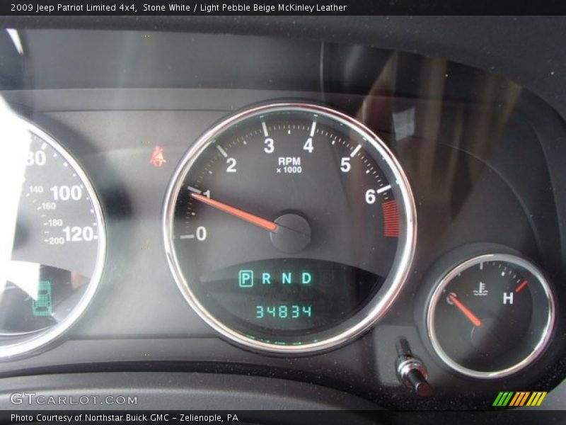 Stone White / Light Pebble Beige McKinley Leather 2009 Jeep Patriot Limited 4x4