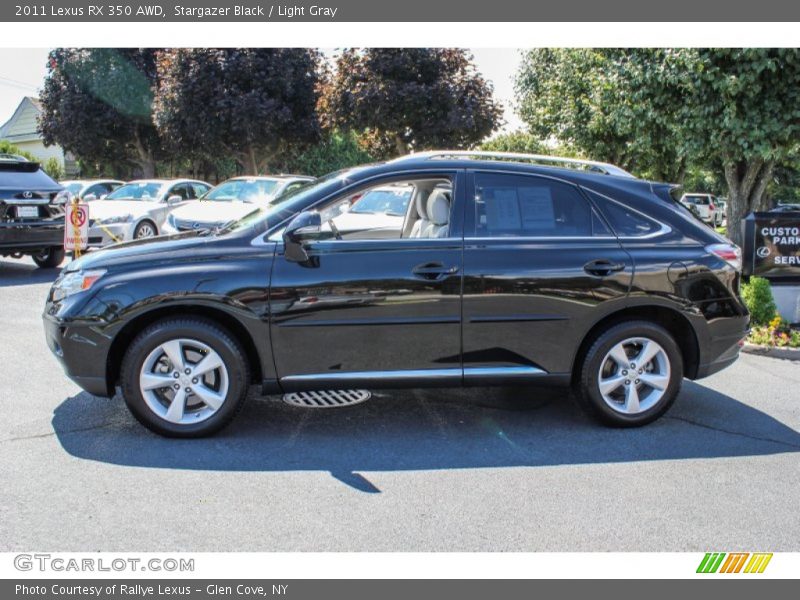 Stargazer Black / Light Gray 2011 Lexus RX 350 AWD