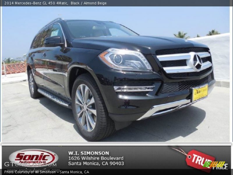 Black / Almond Beige 2014 Mercedes-Benz GL 450 4Matic