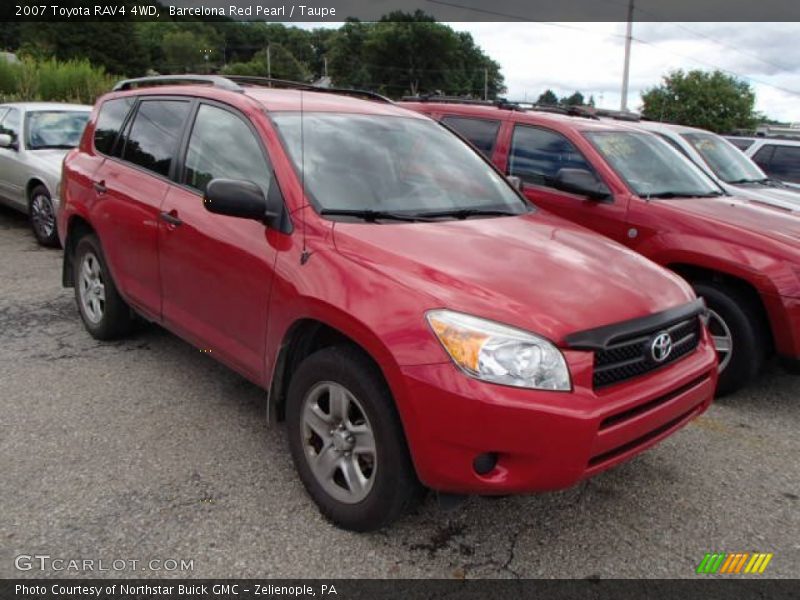 Barcelona Red Pearl / Taupe 2007 Toyota RAV4 4WD