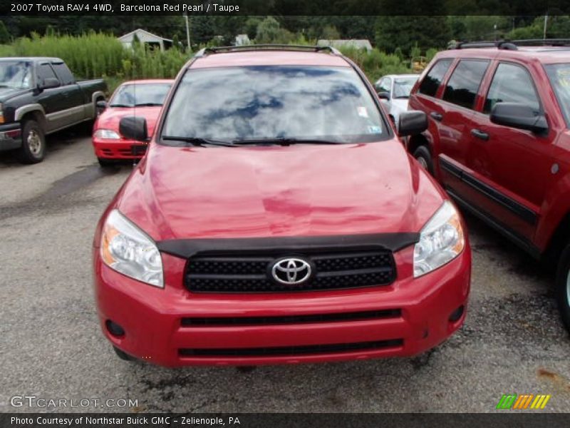 Barcelona Red Pearl / Taupe 2007 Toyota RAV4 4WD