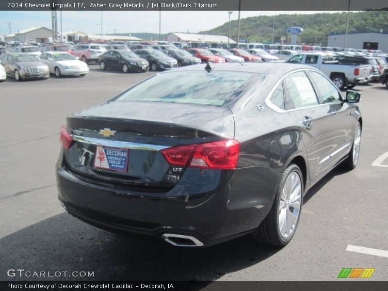 Ashen Gray Metallic / Jet Black/Dark Titanium 2014 Chevrolet Impala LTZ