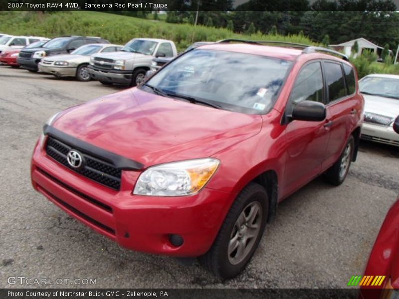 Barcelona Red Pearl / Taupe 2007 Toyota RAV4 4WD