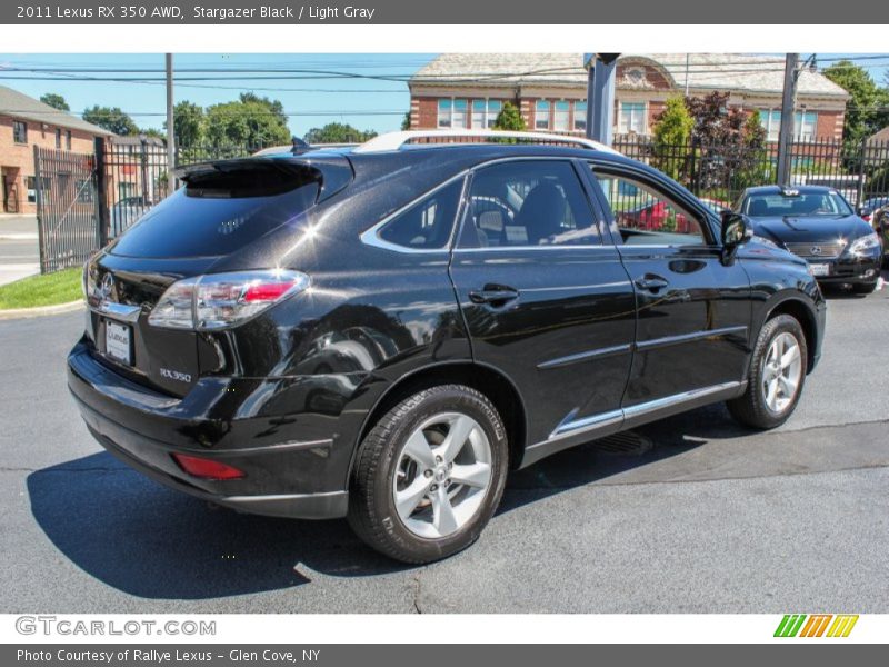 Stargazer Black / Light Gray 2011 Lexus RX 350 AWD