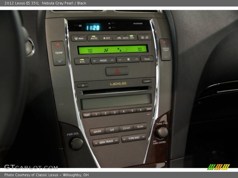 Nebula Gray Pearl / Black 2012 Lexus ES 350