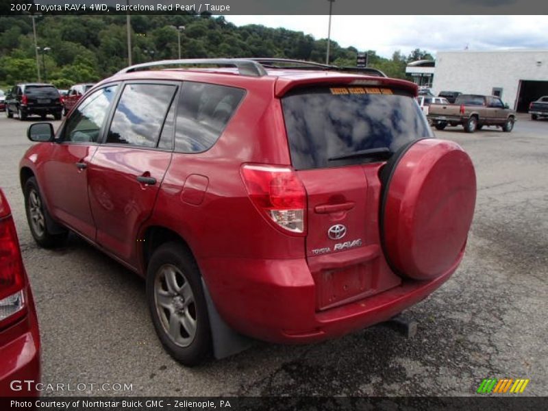 Barcelona Red Pearl / Taupe 2007 Toyota RAV4 4WD